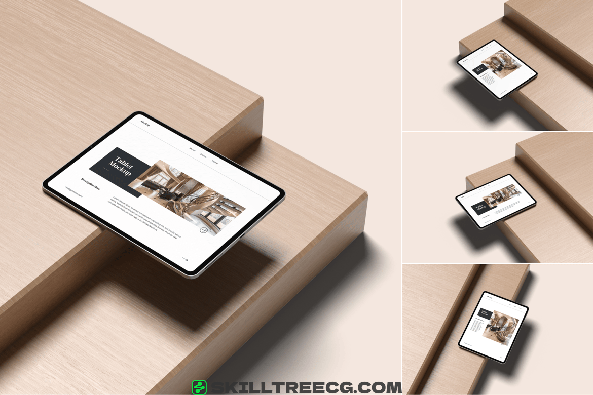 Realistic iPad Pro Mockup（151767）-技能树